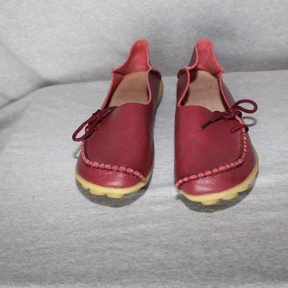 Women Red Leather